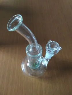 Cheap 10 Inch Tornado Cyclone Bong Clear Glass Dab Rig Turbine Perc Water Pipe review Osie Reyes 01