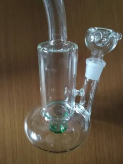 Cheap 10 Inch Tornado Cyclone Bong Clear Glass Dab Rig Turbine Perc Water Pipe review Osie Reyes 02