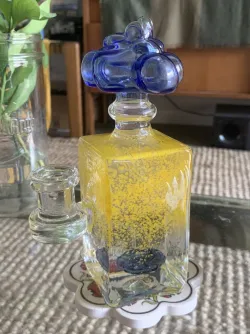 Cool Cheap Bong Glass Bubbler Portable Dab Rig W/ Showerhead Perc review Vince