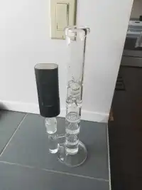 12 Inch Cheap Straight Tube Clear Bongs Triple Honeycomb Perc Glass Water Pipes review 0