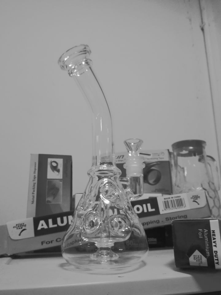 10 Inch Faberge Egg Swiss Perc Clear Glass Beaker Bongs Showerhead Best Small Mini Dab Rigs review 0