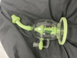 Best 9 Inch Colorful Mushroom Perc Oil Dab Rig Orb Base Cute Glass Bong  review gtkinc