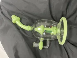 Best 9 Inch Colorful Mushroom Perc Oil Dab Rig Orb Base Cute Glass Bong  review gtkinc