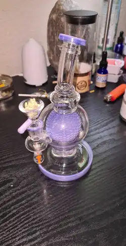 8 Inch Green Best Bong Showerhead Perc Small Dab Rig Portable Heady Glass Water Pipe review 160303659