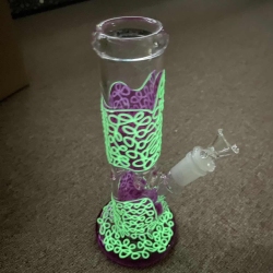 Cheap Straight Shooter Bong Cool Glow In The Dark Small Dab Rigs W/ Ice Catcher review kirkby