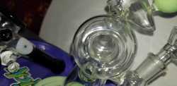 8 Inch Glass Beaker Bong Recycler Dab Rig Sidecar Bubbler Donut Showerhead Perc Water Pipe review Tian Luo Tang 02