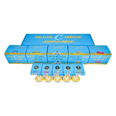 500pcs/case USA Stock Muha x Cookies 2g Disposable Vape + Blue Slushie 02