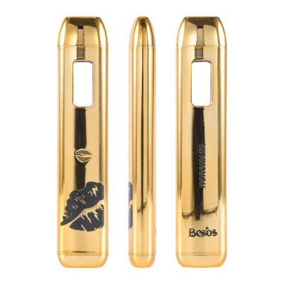 500pcs/case USA Stock Besos Gold Edition 2g Empty Disposable Vape Pen  02