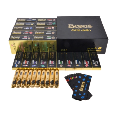 500pcs/case USA Stock Besos Gold Edition 2g Empty Disposable Vape Pen  01