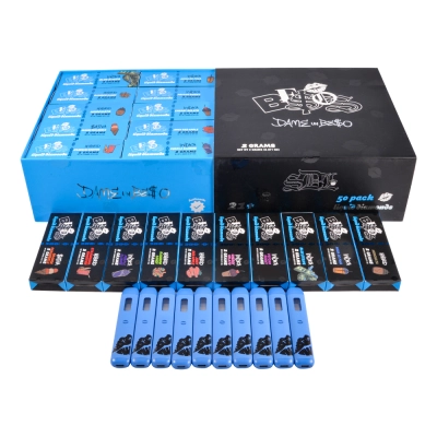 500pcs/case USA Stock Blue Besos Disposable Empty Vape 2g Postless 01
