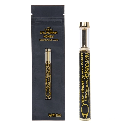 EU Stock 500pcs/case Black California Honey 1g Disposable Vape 02