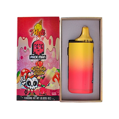 USA Stock 500pcs/case Melt x Packman 1g Disposable With Screen Liquid Diamonds & Live Resin 02