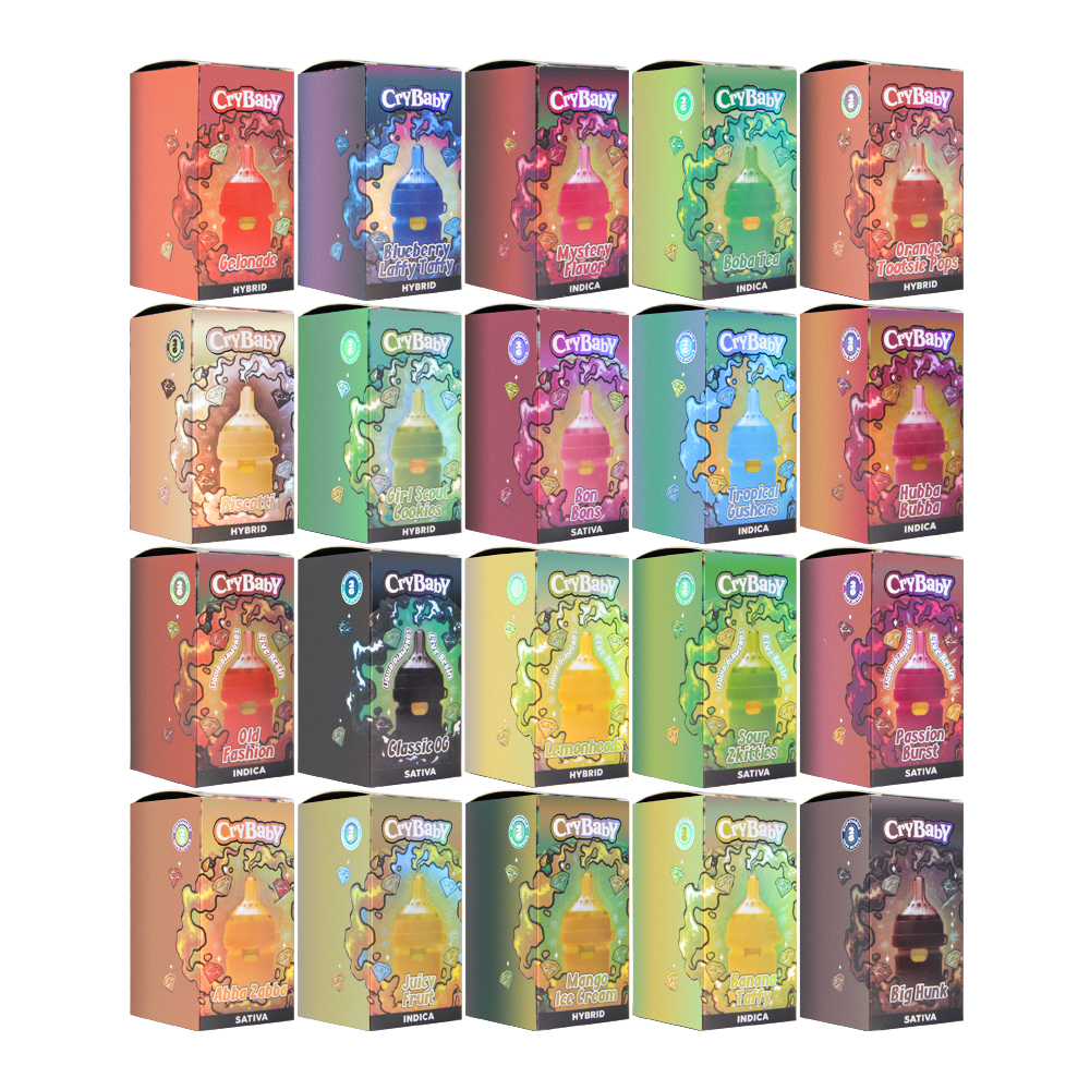 500pcs/case USA Stock Crybaby Baby Bottle Edition 2g Empty Disposable Vape