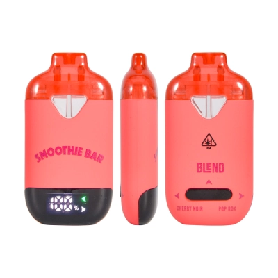 500pcs/case USA Stock Smoothie Bar 2g Dual Tank Disposable Vape Led Screen 02