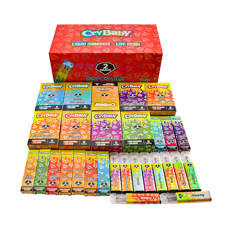 500pcs/case USA Stock Crybaby 2g Empty Disposable Vape