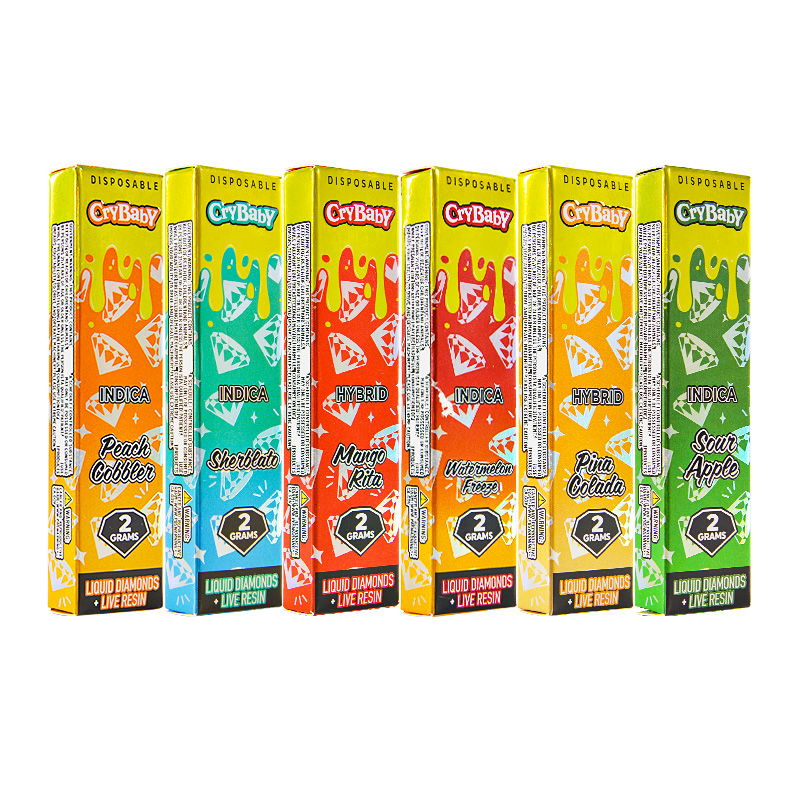 500pcs/case USA Stock Crybaby 2g Empty Disposable Vape