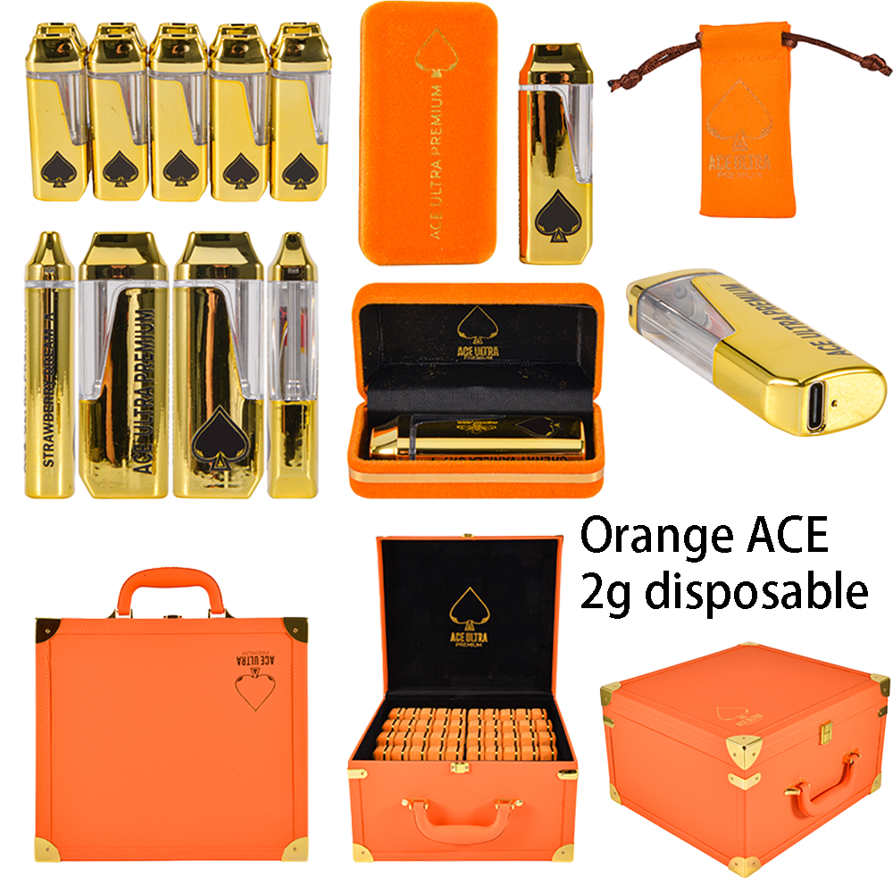 500pcs/case UK Stock Spring Edition Orange Ace 2g Disposable Vape Pen