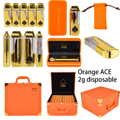 500pcs/case UK Stock Spring Edition Orange Ace 2g Disposable Vape Pen 01