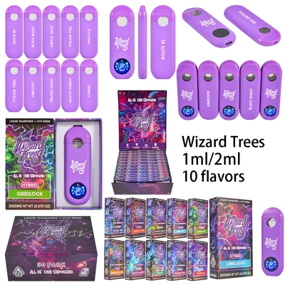 Wizard Trees 2g Disposable Vape Pen With LED Screen 01