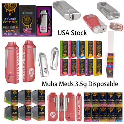 500pcs/case USA Stock Muha Meds 3.5g Melted Diamond Disposable 01