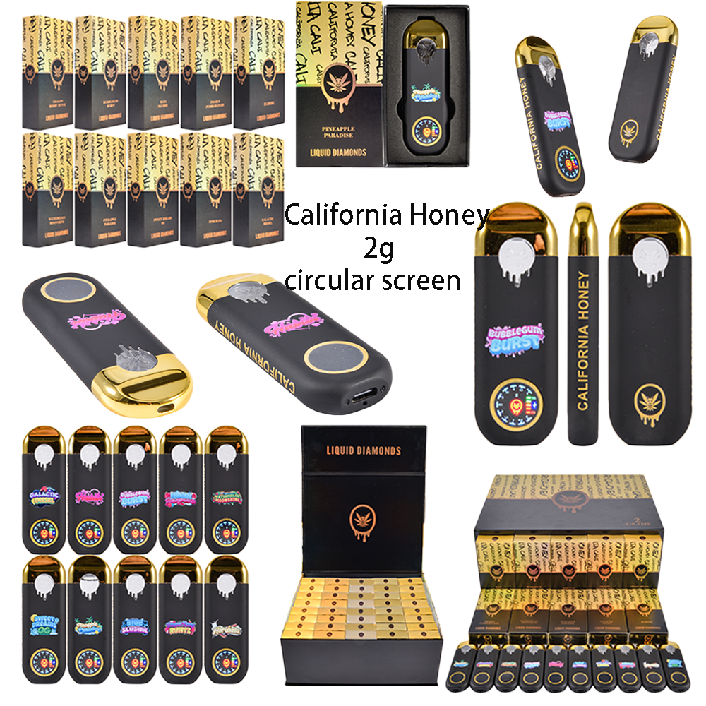 California Honey Disposable 2g Vape With Circular Screen