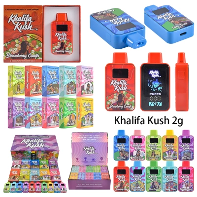 Khalifa Kush 2g Disposable Vape Pen With Digital Screen 01