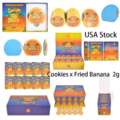 500pcs/case USA Stock Cookies x Fried Bananas 2g Disposable 01
