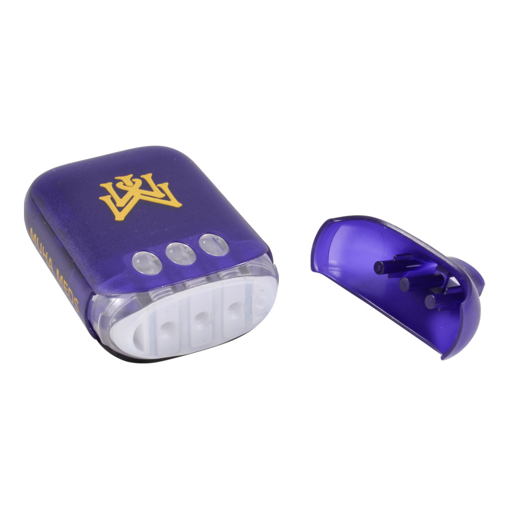 500pcs/case USA Stock Muha Meds 2g Triple Chambers Disposable Vape Pen With Screen
