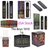 500pcs/case USA Stock The 10/10 Boys Disposable Vape 1g With Screen