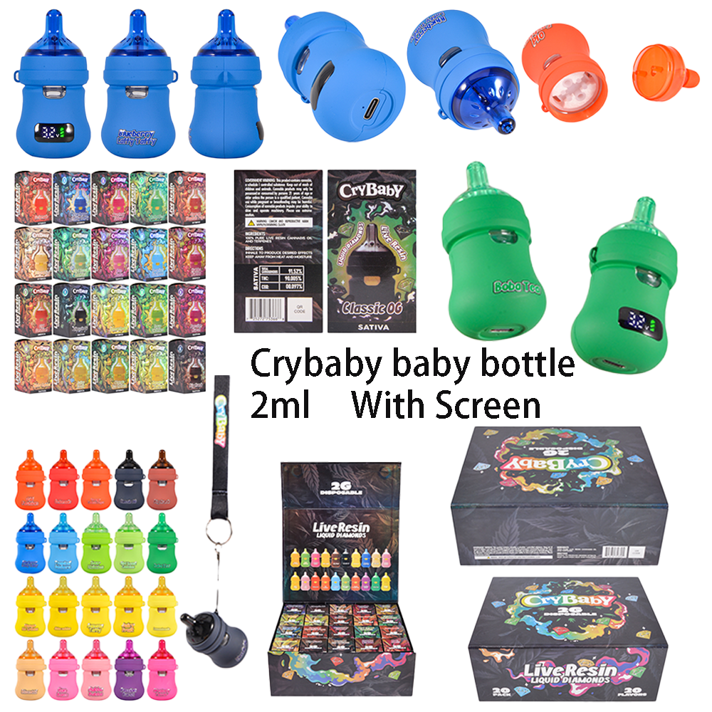 Crybaby Baby 2g Disposable Baby Bottle Edition With Screen
