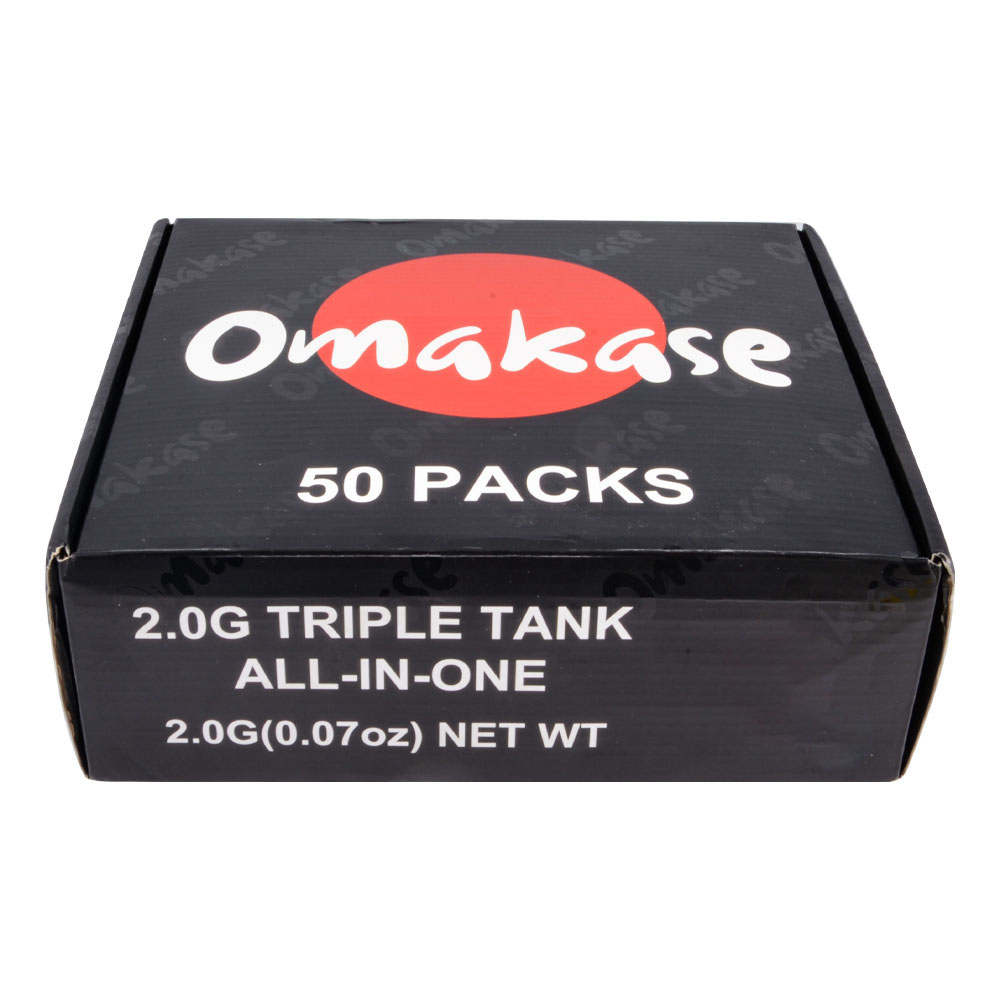 Omakase 2g Disposable Vape Triple Chambers With LED Screen