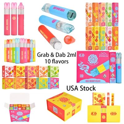 USA Stock 500pcs/case Grab and Dab V3 2g Empty Disposable  01