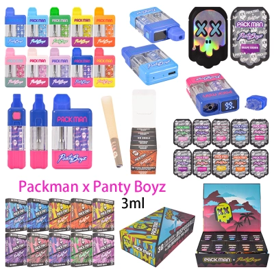 Packman x Panty Boyz Disposable 3g With 0.5g Pre-Roll Paper 01