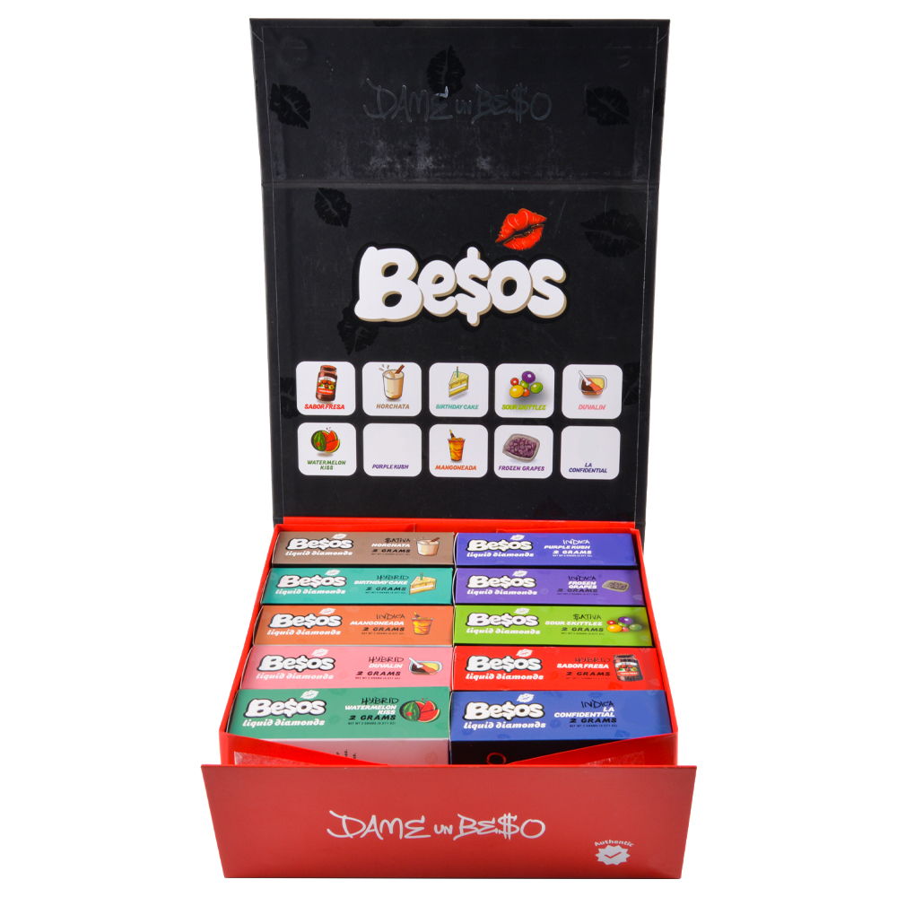 200pcs/case UK Stock  Besos 2g Disposable Vape Black Edition