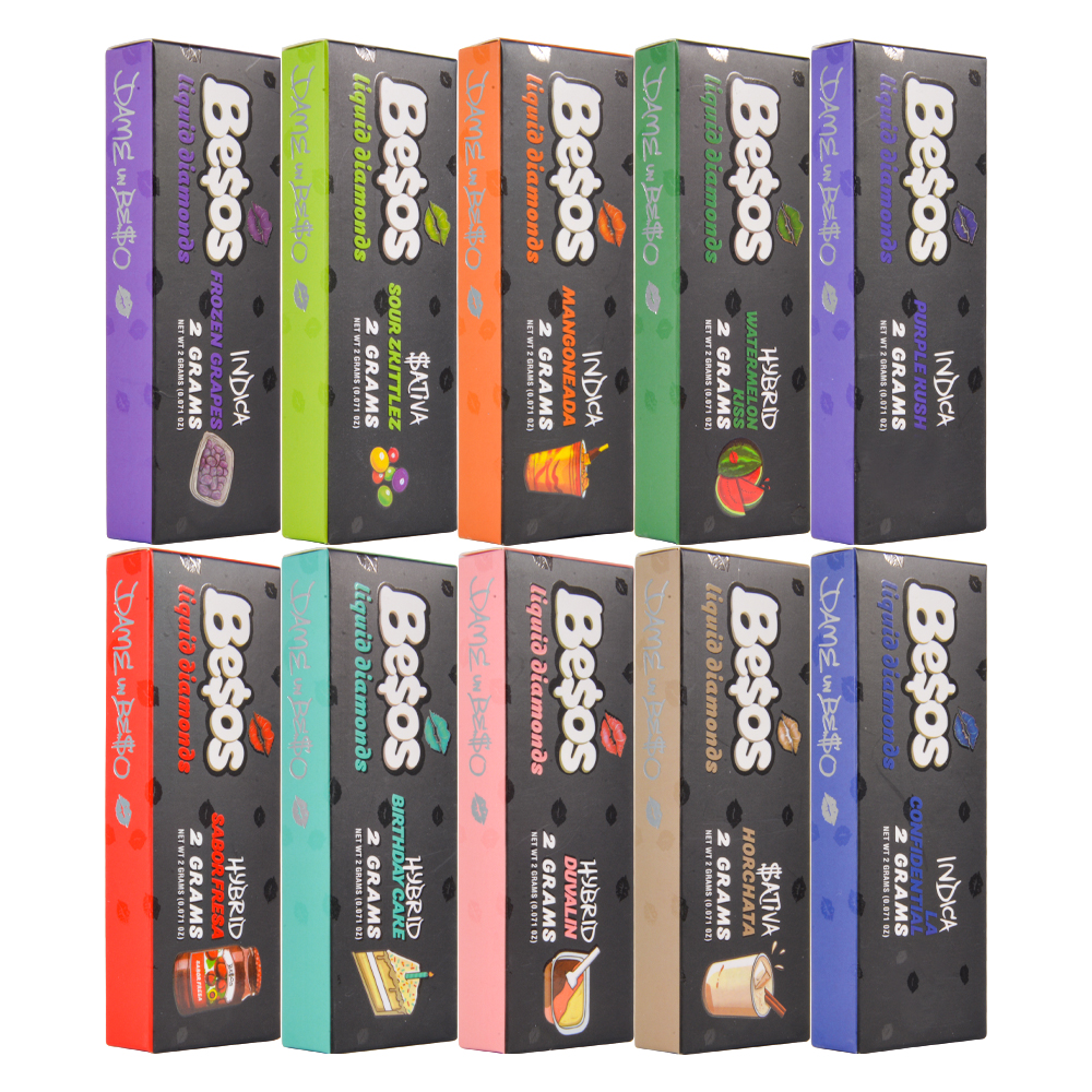 200pcs/case UK Stock  Besos 2g Disposable Vape Black Edition