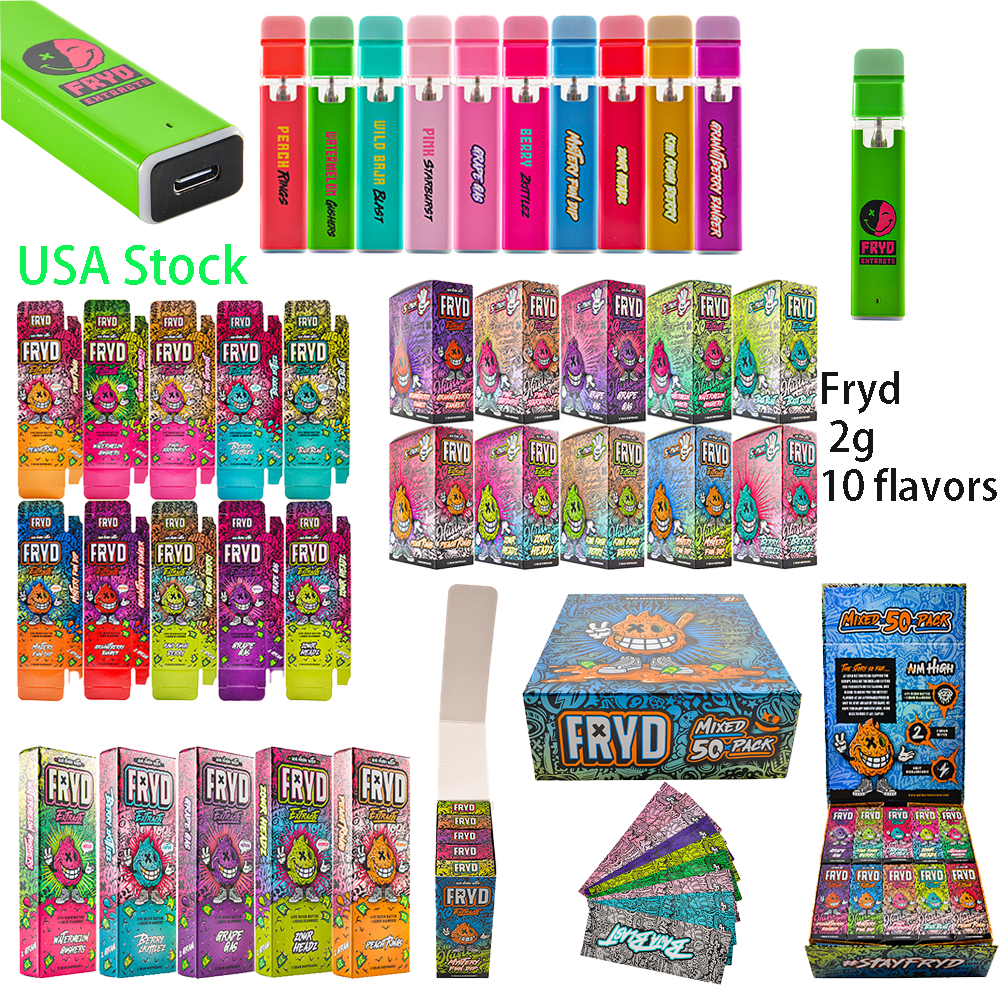 500pcs/case USA Stock Fryd 2g Disposable Vape Pens