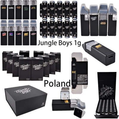 Poland Stock 500pcs/case Black Jungle Boys Black Vape 1g Disposable 01