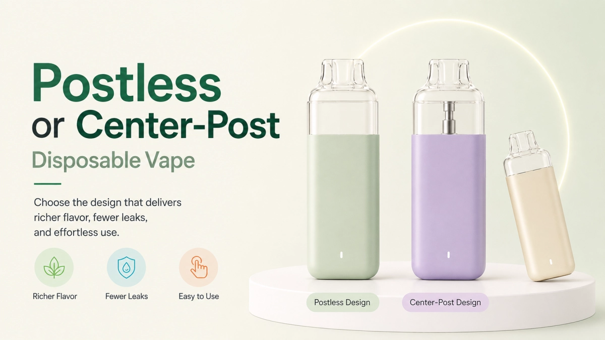 Postless Disposable Vape or Center-Post: Which Wins Your Favor
