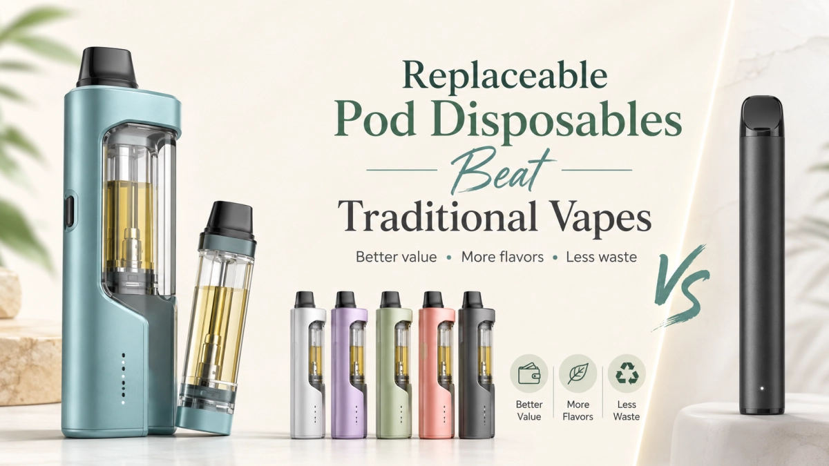Ready to Upgrade? Replaceable Pod Disposables Beat Traditional Vapes