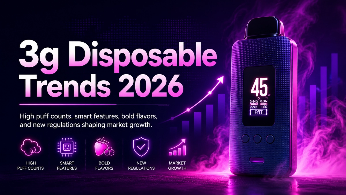 Emerging Trends in 3g Disposable Vapes for 2026