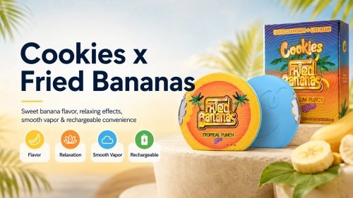 Cookies x Fried Bananas Disposable Delivers Sweet Relaxation