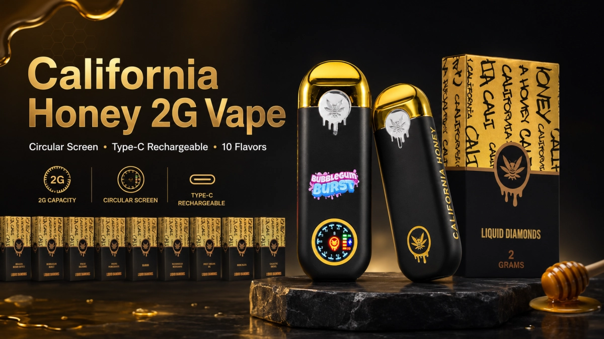 California Honey Disposable 2g Vape With Circular Screen: A Smart Choice for Wholesale Vape Buyers