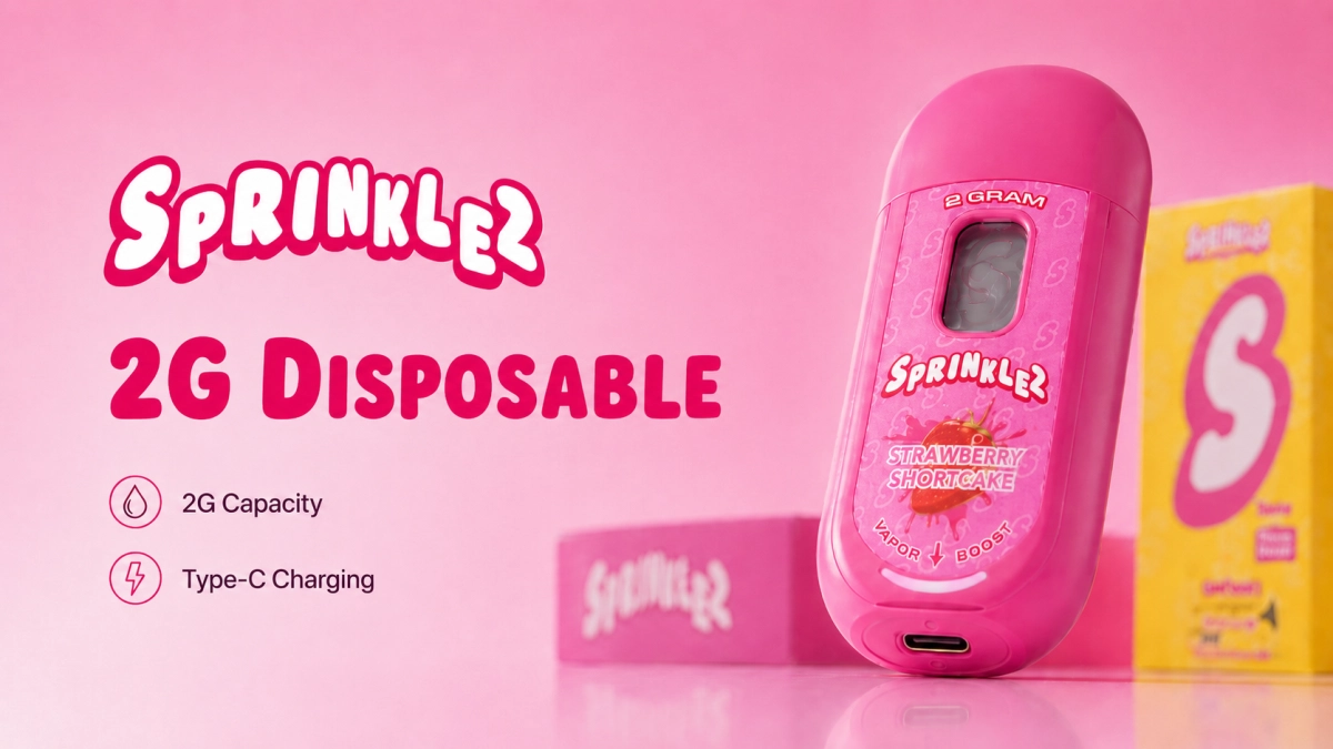 Sprinklez 2G Disposable: A Colorful Disposable Vape Built for Flavor and Shelf Appeal