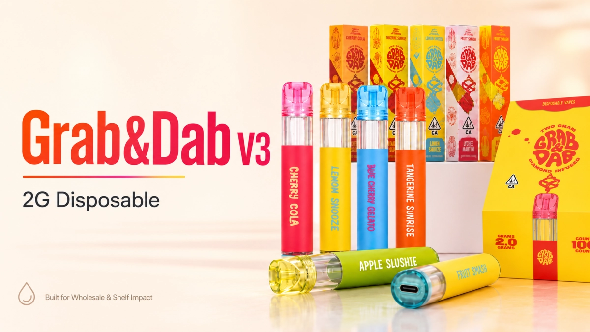 Grab Dab V3 2G Disposable: A Smarter Bulk Hardware Choice for Vape Buyers