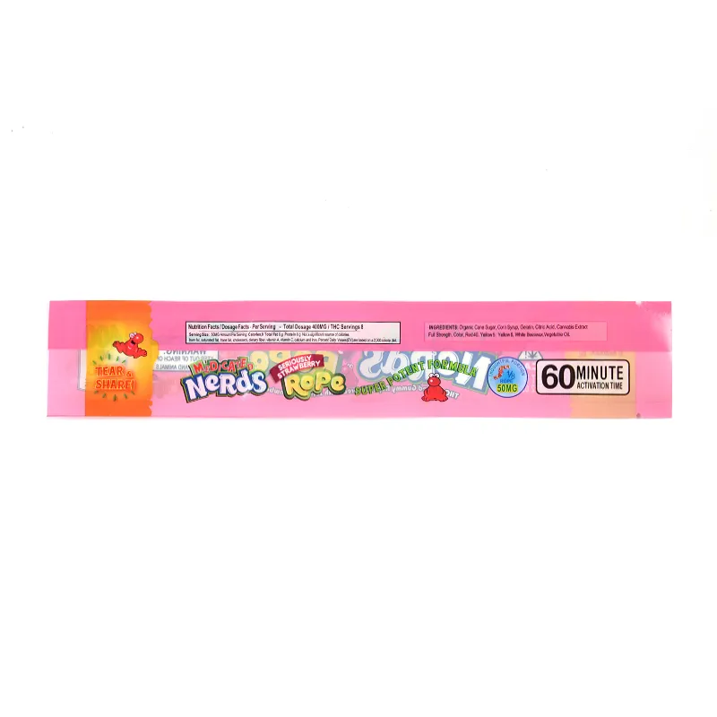 SERIOUSLY STRAWBERRY
pink medicated nerds rope