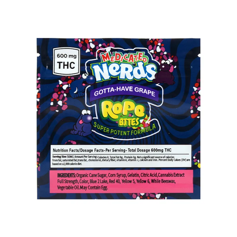 medicated nerds rope 600mg wholesale