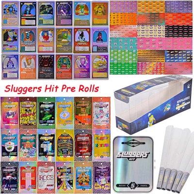 Sluggers Hit Pre Rolls Empty Cone Paper For 5 Pack Juiced Joints Wholesale 01