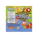 Sour Bites Edibles Packaging Cannabis Bags 3 Flavors 600mg Capacity