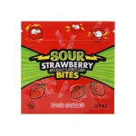 Sour Bites Edibles Packaging Cannabis Bags 3 Flavors 600mg Capacity