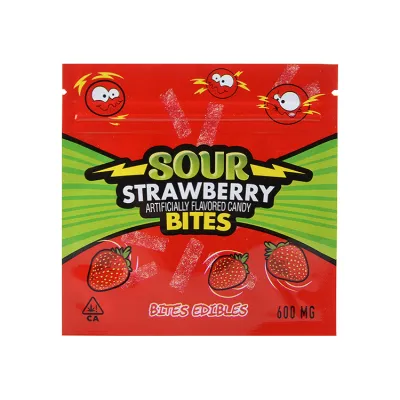 Sour Bites Edibles Packaging Cannabis Bags 3 Flavors 600mg Capacity 02